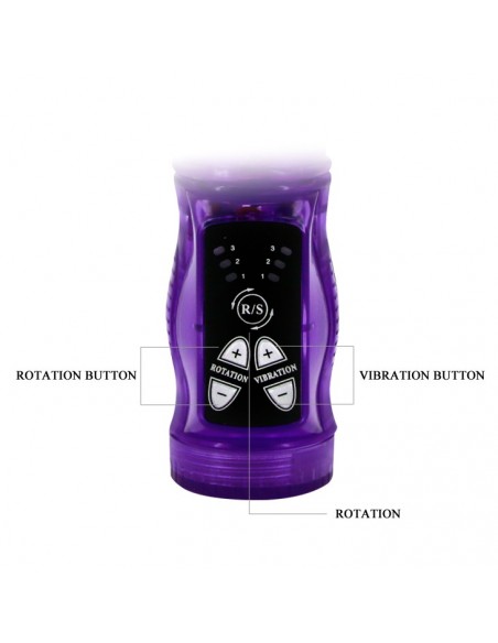 Wielofunkcyjny Wibrator Happy Angel , 3 Vibration Functions 3 Rotation Functions - Wibratory Króliczki - 7