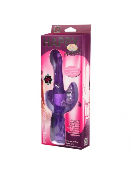 Wielofunkcyjny Wibrator Happy Angel , 3 Vibration Functions 3 Rotation Functions - Wibratory Króliczki - 9