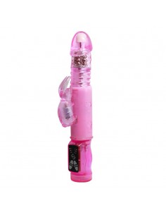 Wielofunkcyjny Wibrator Crazy Bunny, 3 Vibration Functions 3 Rotation Functions Thrusting - Wibratory Króliczki - 1