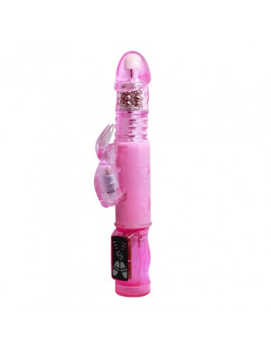 Wielofunkcyjny Wibrator Crazy Bunny, 3 Vibration Functions 3 Rotation Functions Thrusting - Wibratory Króliczki - 1
