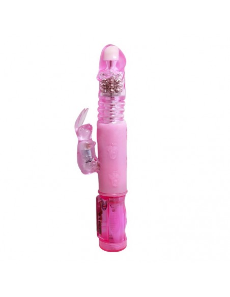 Wielofunkcyjny Wibrator Crazy Bunny, 3 Vibration Functions 3 Rotation Functions Thrusting - Wibratory Króliczki - 2