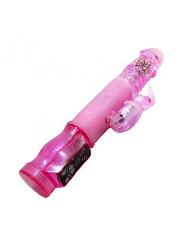 Wielofunkcyjny Wibrator Crazy Bunny, 3 Vibration Functions 3 Rotation Functions Thrusting - Wibratory Króliczki - 3