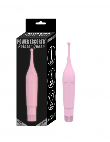 Stymulator-Power Escorts-Pointer Queen Pink - Stymulatory łechtaczki klasyczne - 1