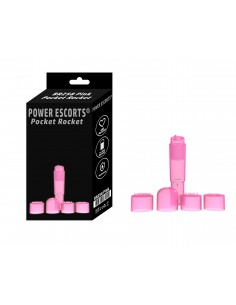 Stymulator-Power Escorts - Pocket Rocket Pink - Stymulatory łechtaczki klasyczne - 1