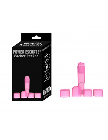 Stymulator-Power Escorts - Pocket Rocket Pink - Stymulatory łechtaczki klasyczne - 1