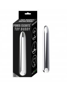 Wibrator Toy Buddy Rechergeable Silver - Wibratory Klasyczne - 1