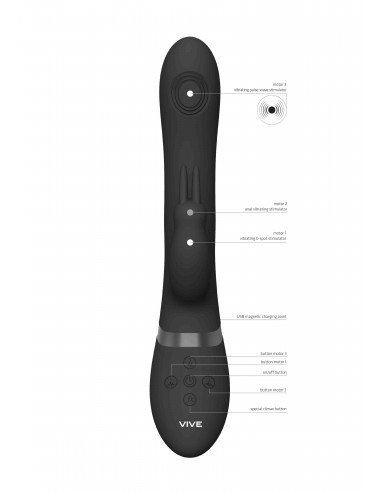 Wibrator Rini - Black - Wibratory Punktu G - 1