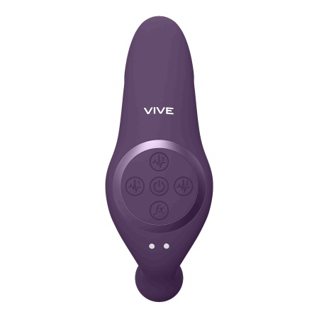 Stymulator wielofunkcyjny VIVE Kata Pulse Wave Purple - 3 niezależne silniki F1, IPX7, 12 cm - 2