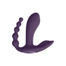 Stymulator wielofunkcyjny VIVE Kata Pulse Wave Purple - 3 niezależne silniki F1, IPX7, 12 cm - 3