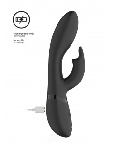 Wibrator Zosia Classic G-Spot Rabbit - Black - Wibratory Króliczki - 1 2