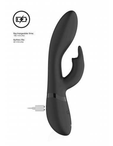 Wibrator Zosia Classic G-Spot Rabbit - Black - Wibratory Króliczki - 2
