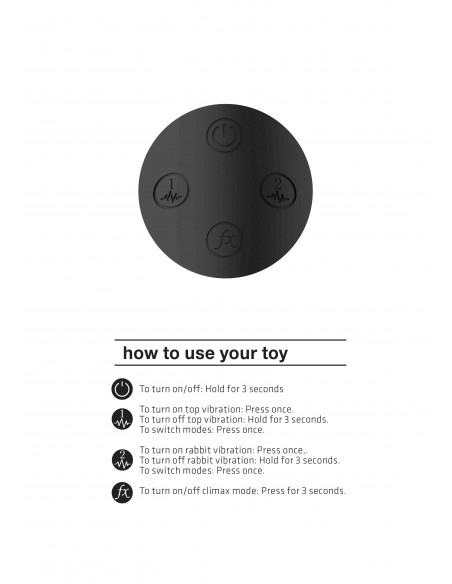 Wibrator Zosia Classic G-Spot Rabbit - Black - Wibratory Króliczki - 5