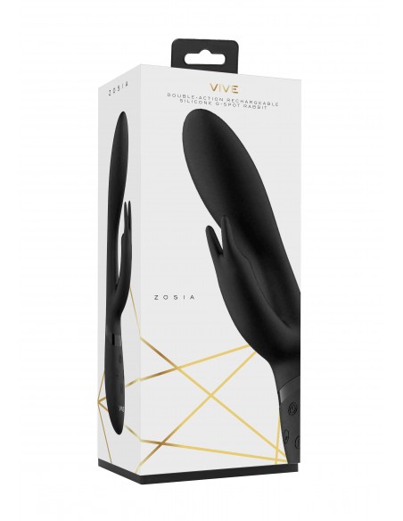 Wibrator Zosia Classic G-Spot Rabbit - Black - Wibratory Króliczki - 8