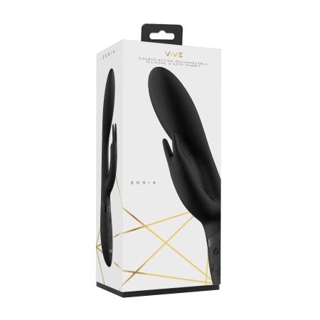 Wibrator Zosia Klasyczny G-Spot Rabbit - Czarny - 8