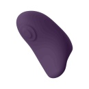 Stymulator łechtaczki Hana Purple - ergonomiczny wibrator napalcowy z silnikiem F1 i silikonem medycznym, 8,6 x 5,1 cm - 3