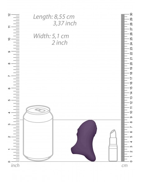 Stymulator-Hana Purple - Stymulatory łechtaczki klasyczne - 4