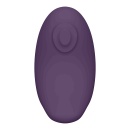 Stymulator łechtaczki Hana Purple - ergonomiczny wibrator napalcowy z silnikiem F1 i silikonem medycznym, 8,6 x 5,1 cm - 5