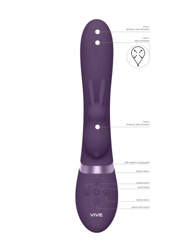 Wibrator Taka - Purple - Wibratory Króliczki - 1