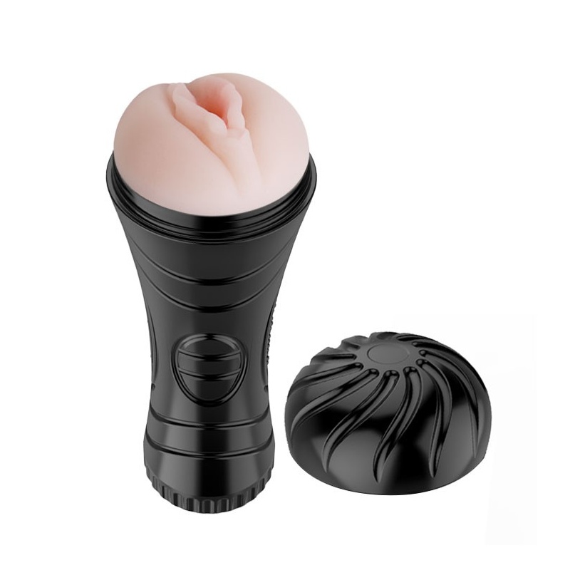 Męski masturbator wibracyjny BABY Pussy 25 cm - 2
