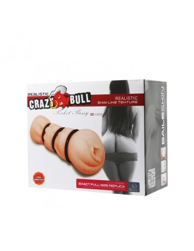 Kieszonkowy Masturbator Z Ciasną Cipką + 3 Pierścienie - Masturbatory i Sztuczne pochwy - 7