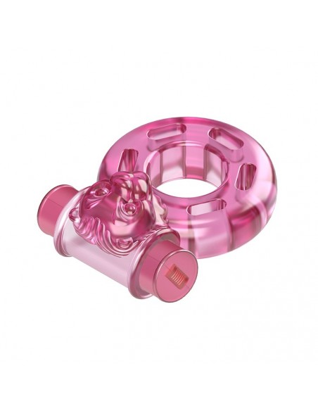 Wibrujący pierścień na penisa Cockring + Prezerwatywy - Pierścienie erekcyjne wibrujące - 3