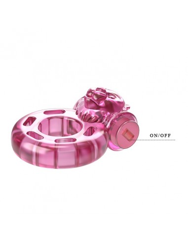 Wibrujący pierścień na penisa Cockring + Prezerwatywy - Pierścienie erekcyjne wibrujące - 7