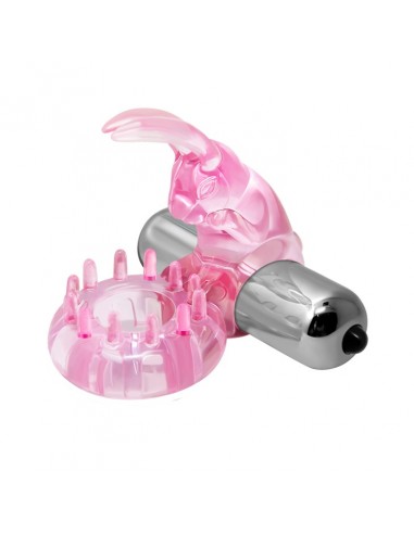 Wibrujący pierścień na penisa - LOVE RABBIT RING - Pierścienie erekcyjne wibrujące - 1