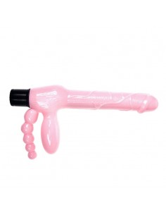 Wibrujące Sztuczny Penis Na Pasku Super Strapless Dildo - Strap-ony, dilda na pasku z wibracją - 1 2