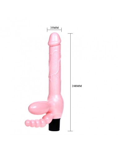 Wibrujące Sztuczny Penis Na Pasku Super Strapless Dildo - Strap-ony, dilda na pasku z wibracją - 5