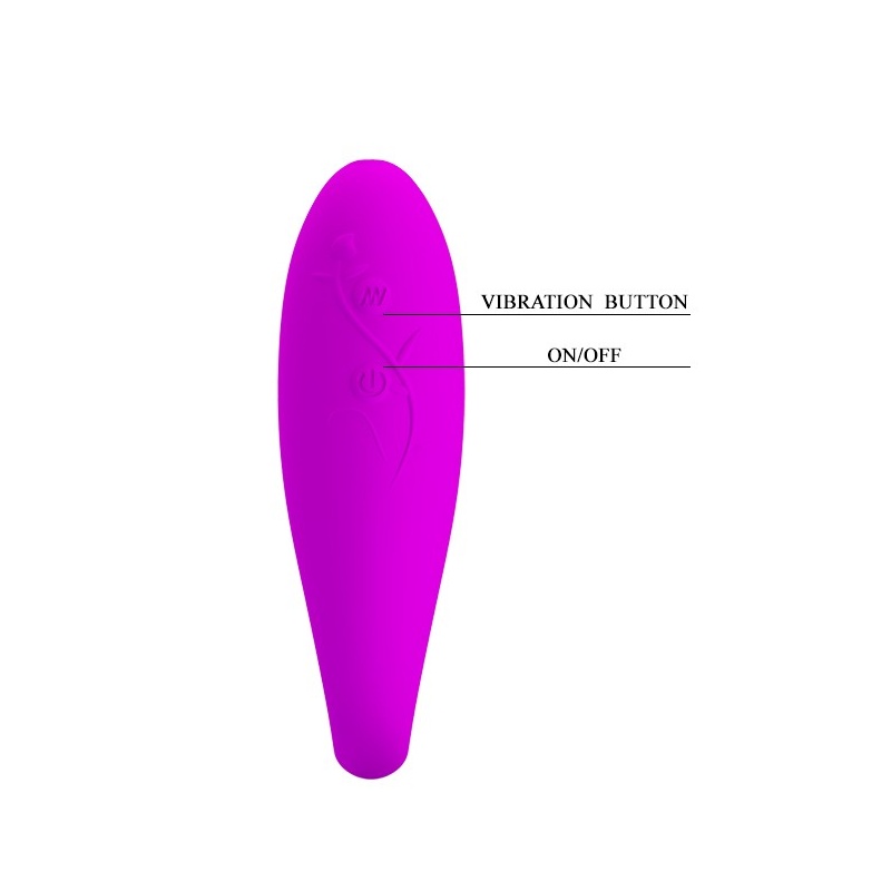 Wibrator dla par Fascination z podwójnym silnikiem, 10 cm - 7
