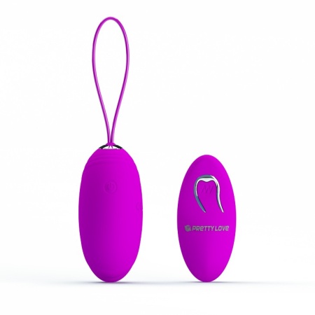 Wibrator jajko Jacqueline z pilotem, ok. 7 cm - 4