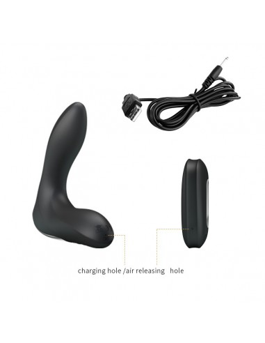 Pompowany Stymulator Analny Nasreddin USB z Wibracjami i Pilotem - Masażery i stymulatory prostaty - 5