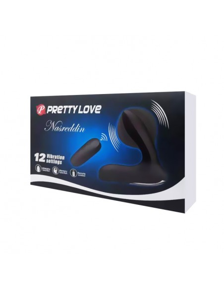 Pompowany Stymulator Analny Nasreddin USB z Wibracjami i Pilotem - Masażery i stymulatory prostaty - 7