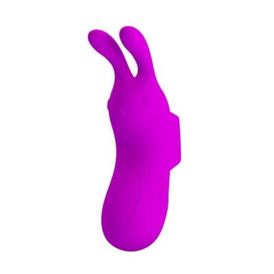 Wibrator na palec Finger Bunny – 7 trybów wibracji, 9,4 cm - 1 2