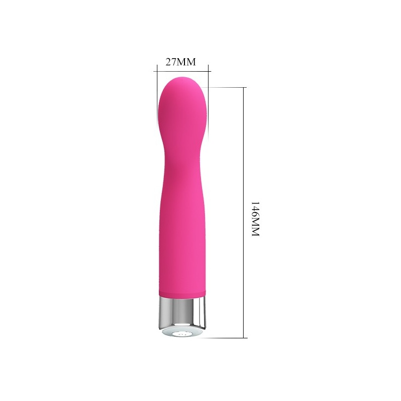 Wibrator punktu G John - 12 funkcji wibracji, 17 cm - 6