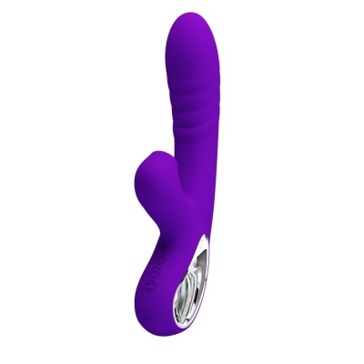 Wibrator ssący Jersey z dwoma silnikami, 21,8 cm - 1