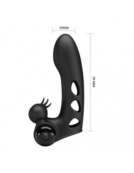 PRETTY LOVE - Orlando Finger Black - Nakładki na palce - 7