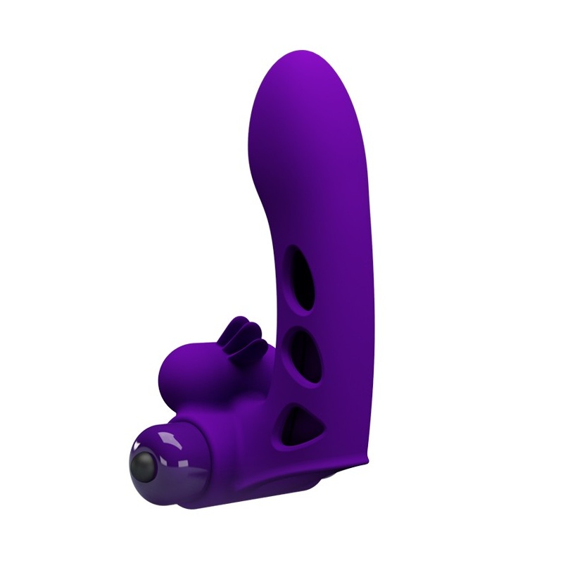Wibrator na palec Orlando Finger z 10 trybami wibracji, 9 cm - 2