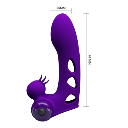 Wibrator na palec Orlando Finger z 10 trybami wibracji, 9 cm - 7