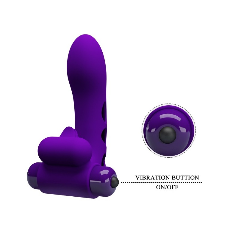Wibrator na palec Orlando Finger z 10 trybami wibracji, 9 cm - 8
