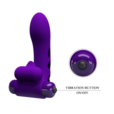 Wibrator na palec Orlando Finger z 10 trybami wibracji, 9 cm - 8