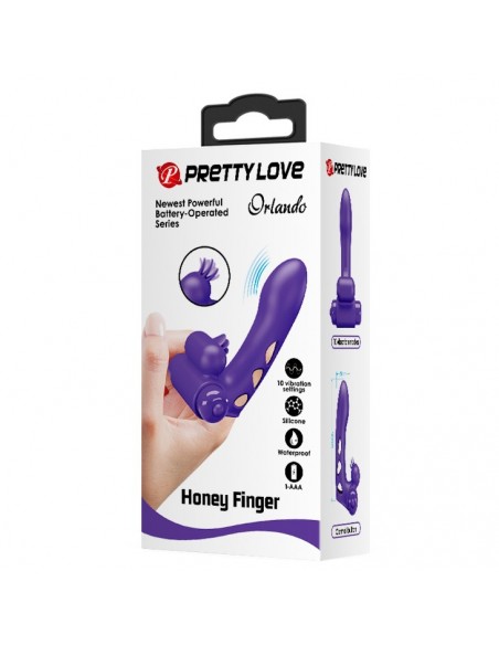 PRETTY LOVE - Orlando Finger Violet - Nakładki na palce - 10
