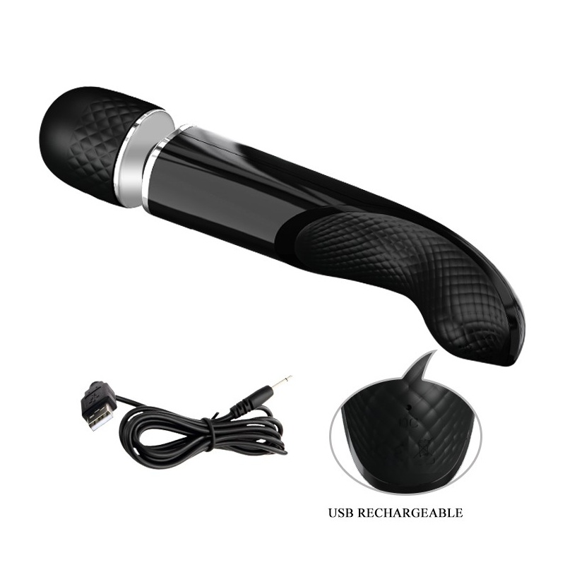 Masażer Super Power 24 cm z okrągłą głowicą wibracyjną - 11