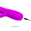 Wibrator króliczek Melanie z funkcją pchania i wibracjami, 22,5 cm - 8