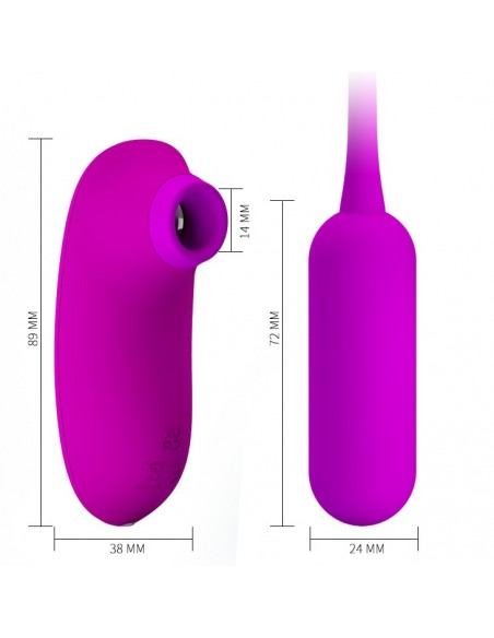 PRETTY LOVE - CURUPIRA Multifunctional 2 in 1 - WIBRATORY NA PILOTA - 6