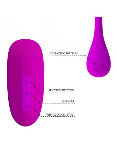 PRETTY LOVE - CURUPIRA Multifunctional 2 in 1 - WIBRATORY NA PILOTA - 7