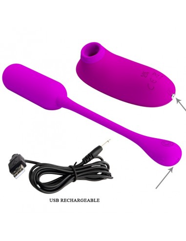 PRETTY LOVE - CURUPIRA Multifunctional 2 in 1 - WIBRATORY NA PILOTA - 8