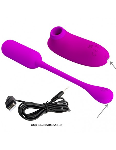 PRETTY LOVE - CURUPIRA Multifunctional 2 in 1 - WIBRATORY NA PILOTA - 8