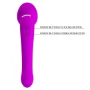 Stymulator Faust z funkcją lizania i wibracji, 21,9 cm - 6