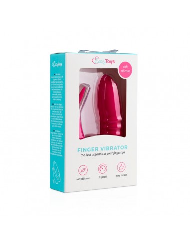 Finger Vibrator - Pink - Nakładki na palce - 6